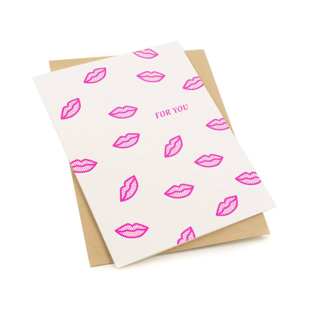 For You Lips Card