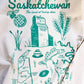 Saskatchewan Commemorative Organic Tea Towel - 20x24