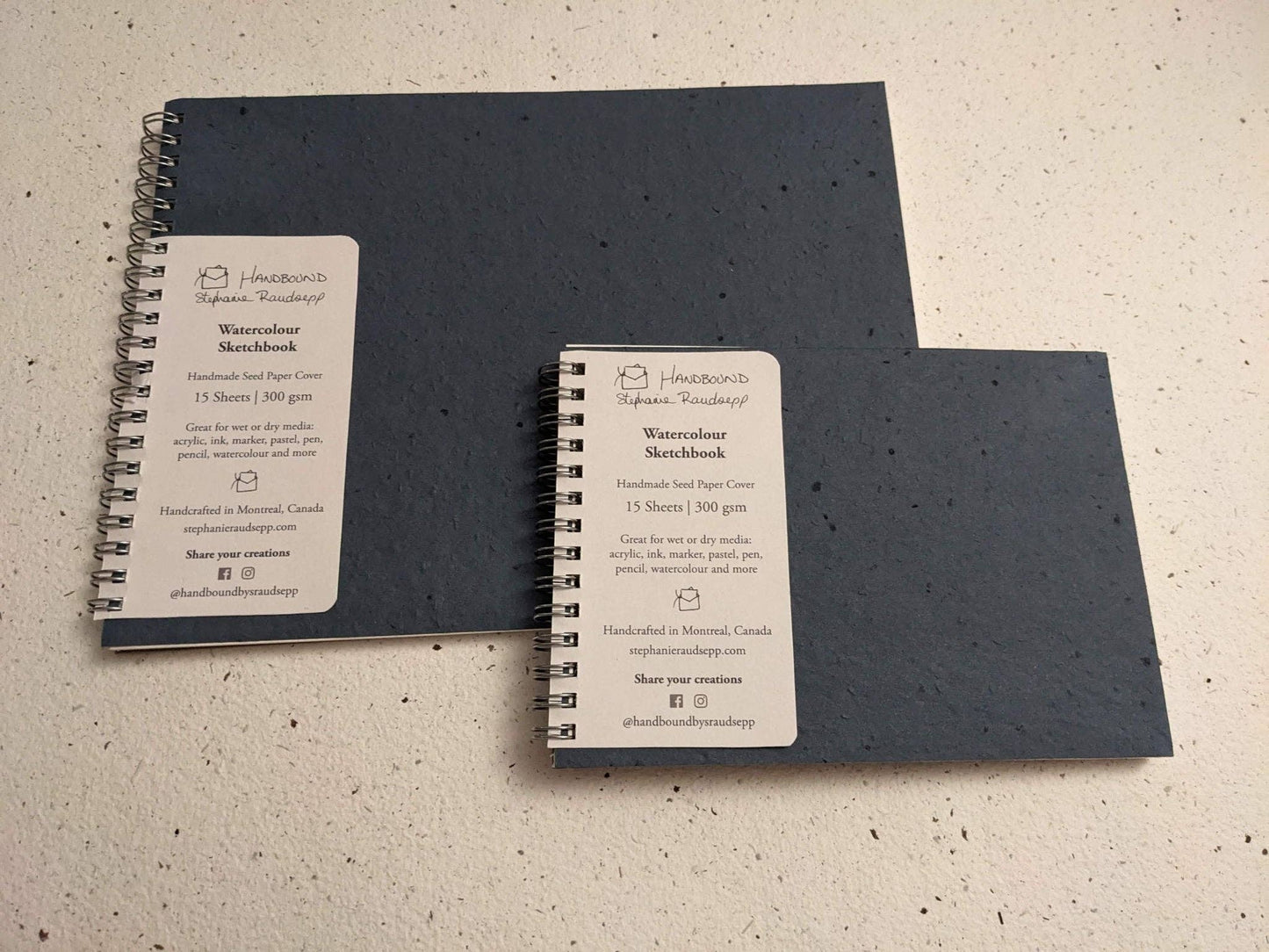 Large | Plantable Watercolour Sketchbooks: Sky Blue
