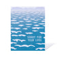 Ocean and Horizon Sorry for your Loss Sympathy Note Card: Default Title
