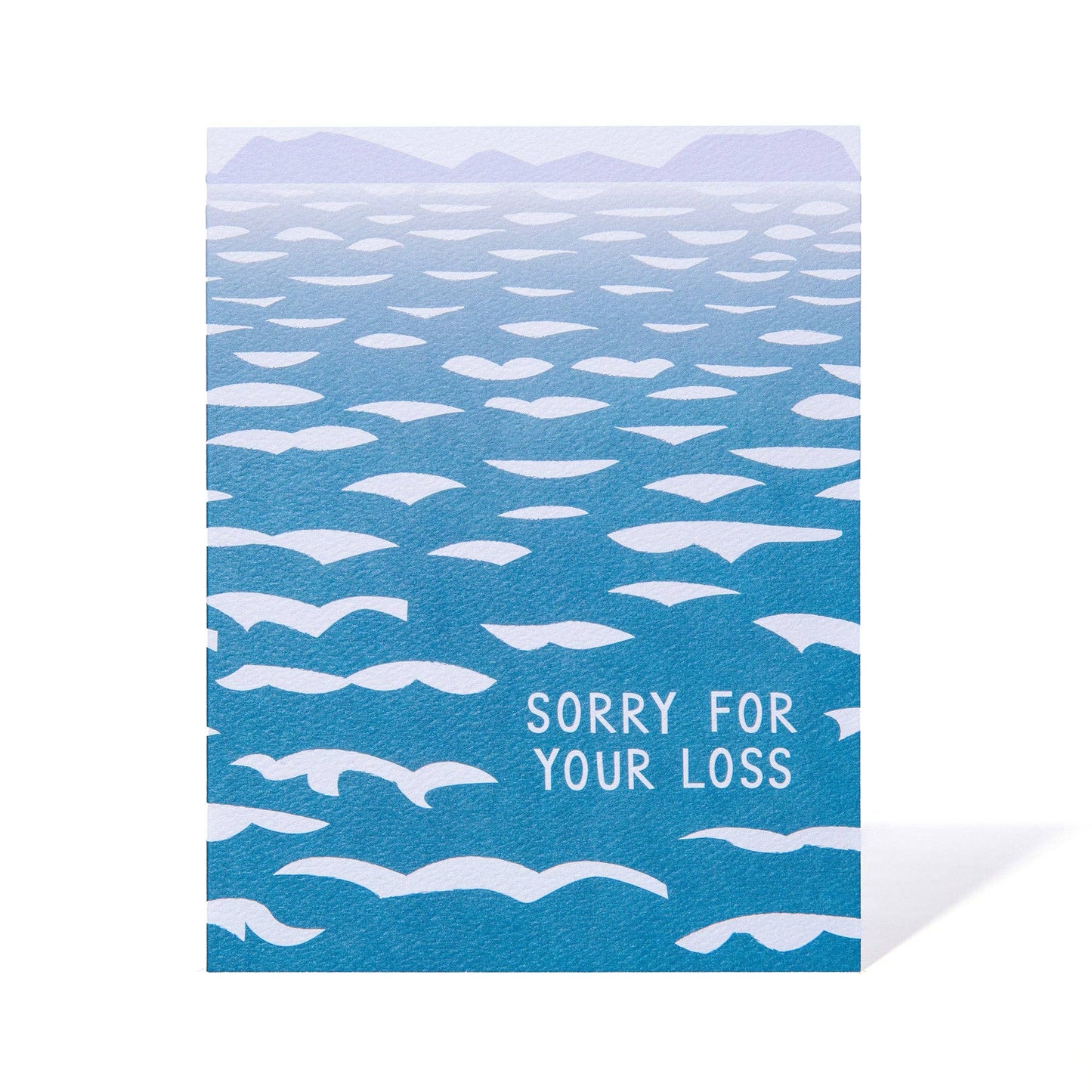 Ocean and Horizon Sorry for your Loss Sympathy Note Card: Default Title