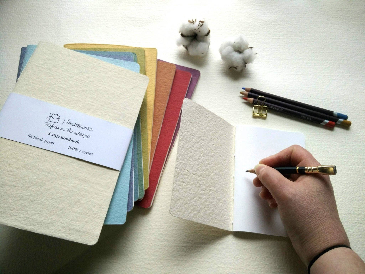 Pocket | Plantable Cotton Notebook: Red