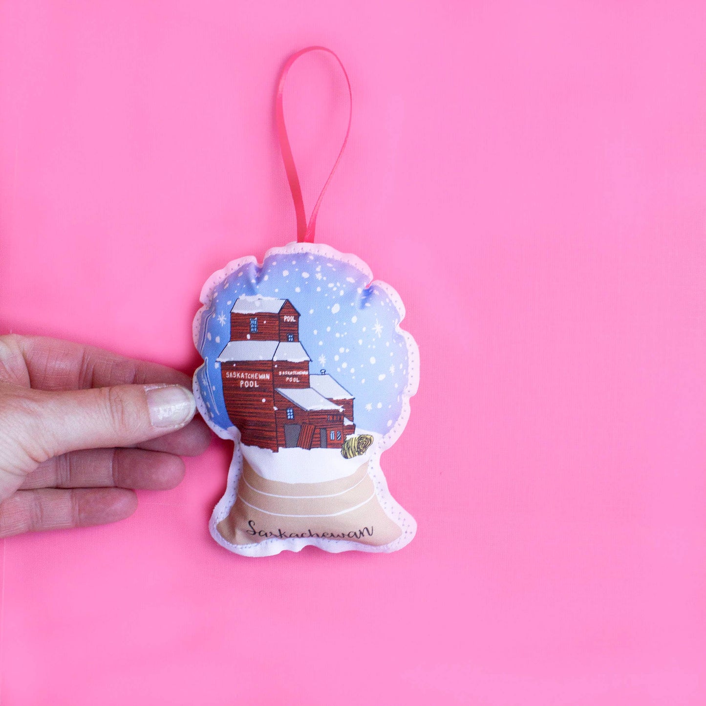 Saskatchewan, snow globe ornament