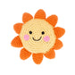 Happy Sun Rattle – Handmade Organic Cotton Baby Toy