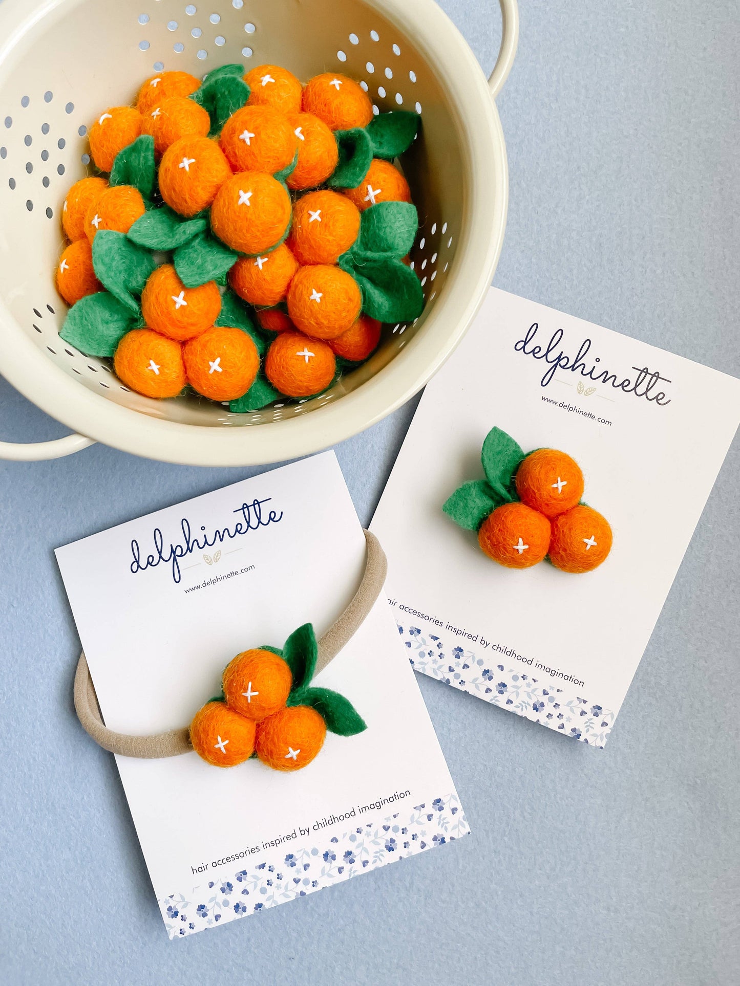 Clementine Orange Hair Tie