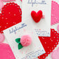 Red Heart Hair Clip