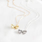 Mini Heart-Shaped Locket: Silver