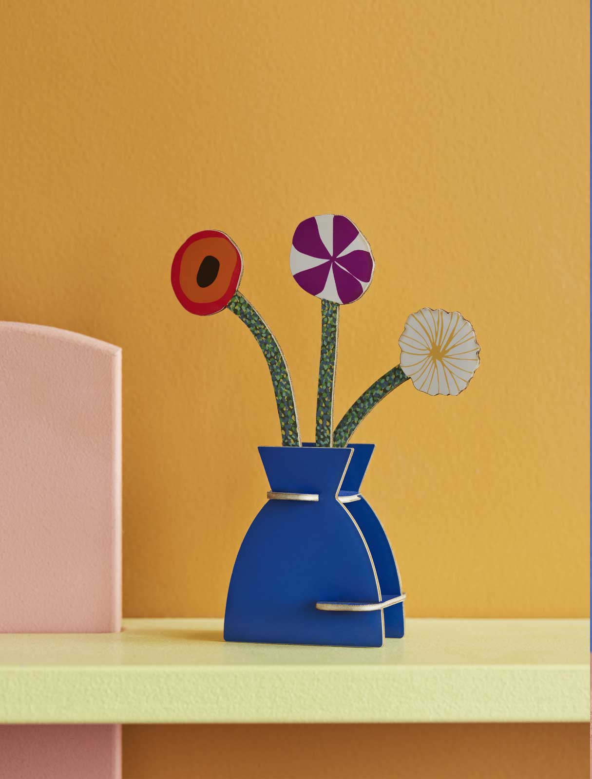 3D Pop Out Card - Klimt Flowers