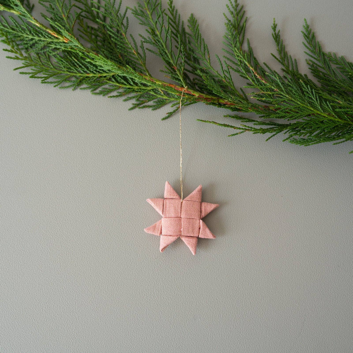 Folded Fabric Star: Ice Blue