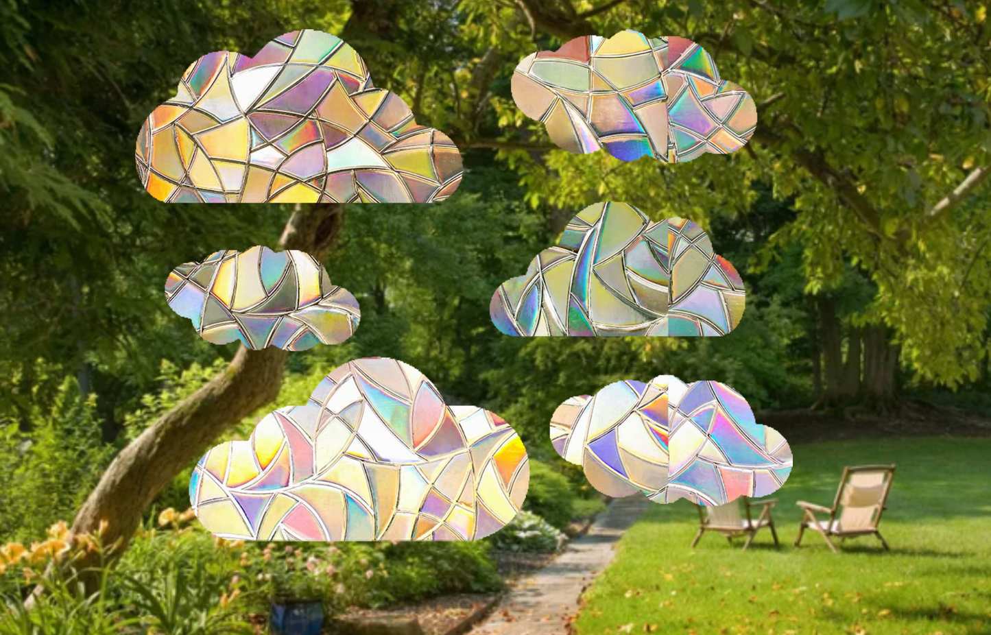 Cloud Shape Suncatcher Pack