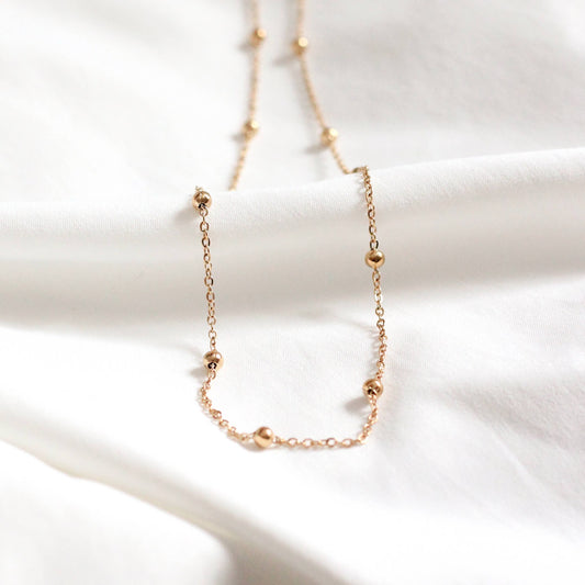 Satellite Chain Necklace: Gold