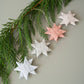 Folded Fabric Star: Ice Blue
