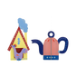 3D Ornament - Tea House Tales
