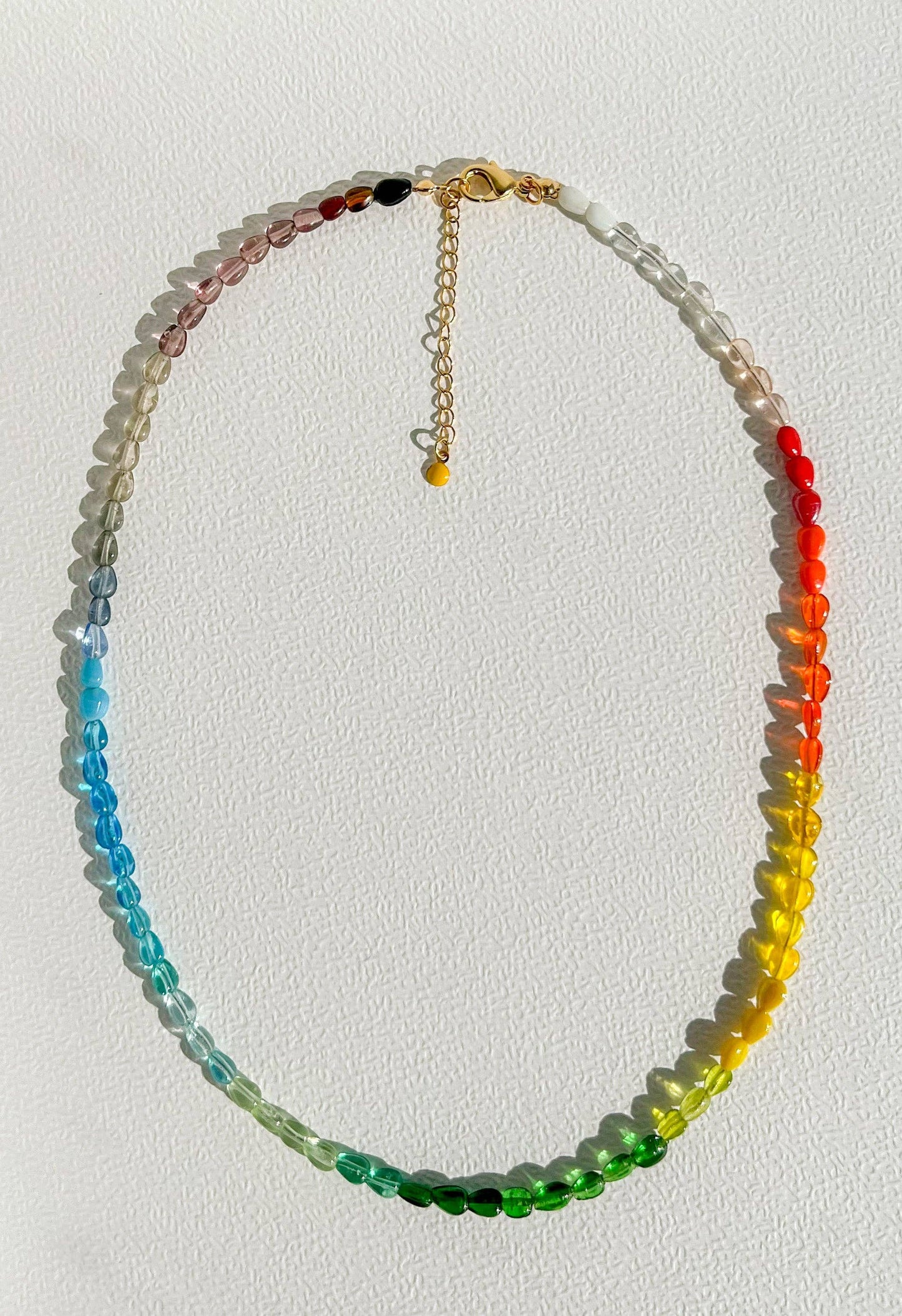 Rainbow Necklace: 20"