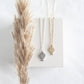 Wheat Necklace: Silver