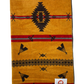Buffalo Cross Teepee Throw Mustard