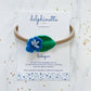 Blue Larkspur Baby Headband