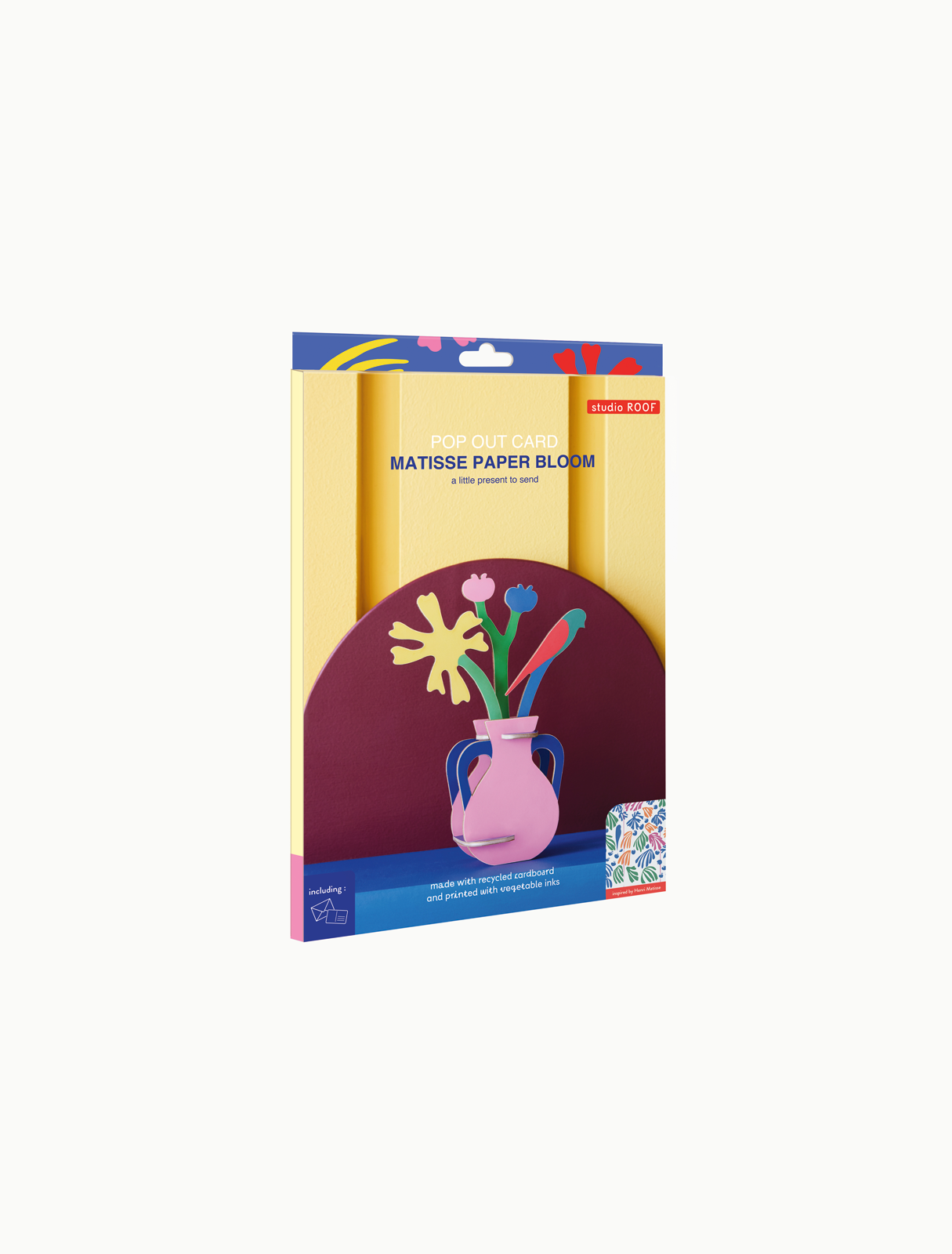 3D Pop Out Card - Matisse Paper Bloom