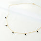 Primrose Necklace: Green / Gold Filled