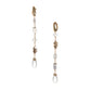Cloud Earrings: Blue Lace Agate