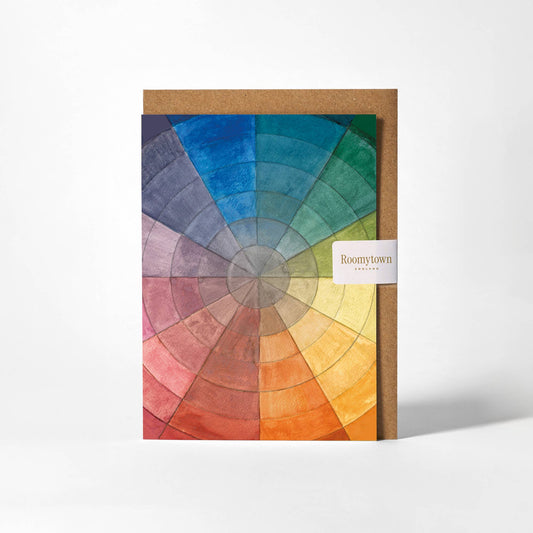 Greetings Card - Otto Runge Colour Wheel