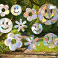 Happy Face Shape Suncatcher Pack