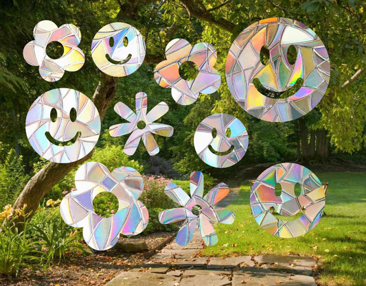 Happy Face Shape Suncatcher Pack
