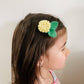 Yellow Chrysanthemum Hair Tie - November Birth Month Flower