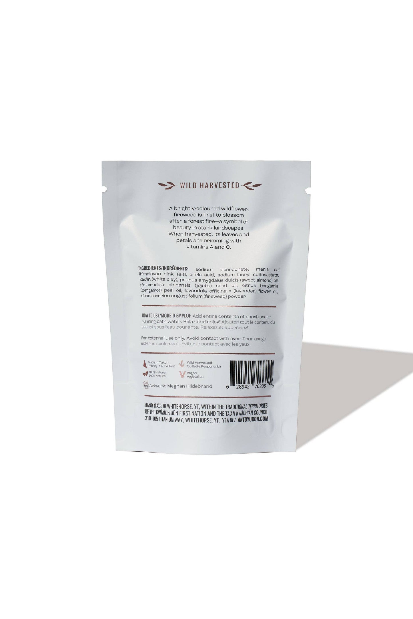 Foaming Fireweed Bath Soak: 500 g