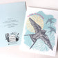 Swallows Linocut Birthday Card by Hawk and Rose