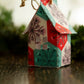 Holiday Fabric House Luminary: Trees (white)