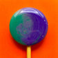 Mini Handcrafted Rainbow Lollipops: Rhubarb and Custard