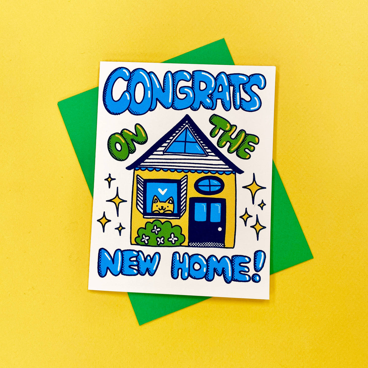 Congrats On The New Home! Cat Greeting Card