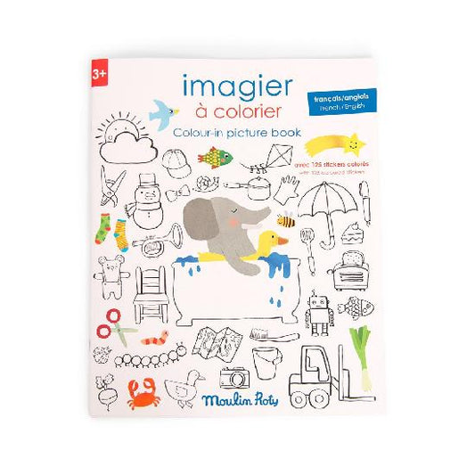Colour-in picture book