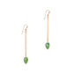 Isla Earrings: Green Turquoise