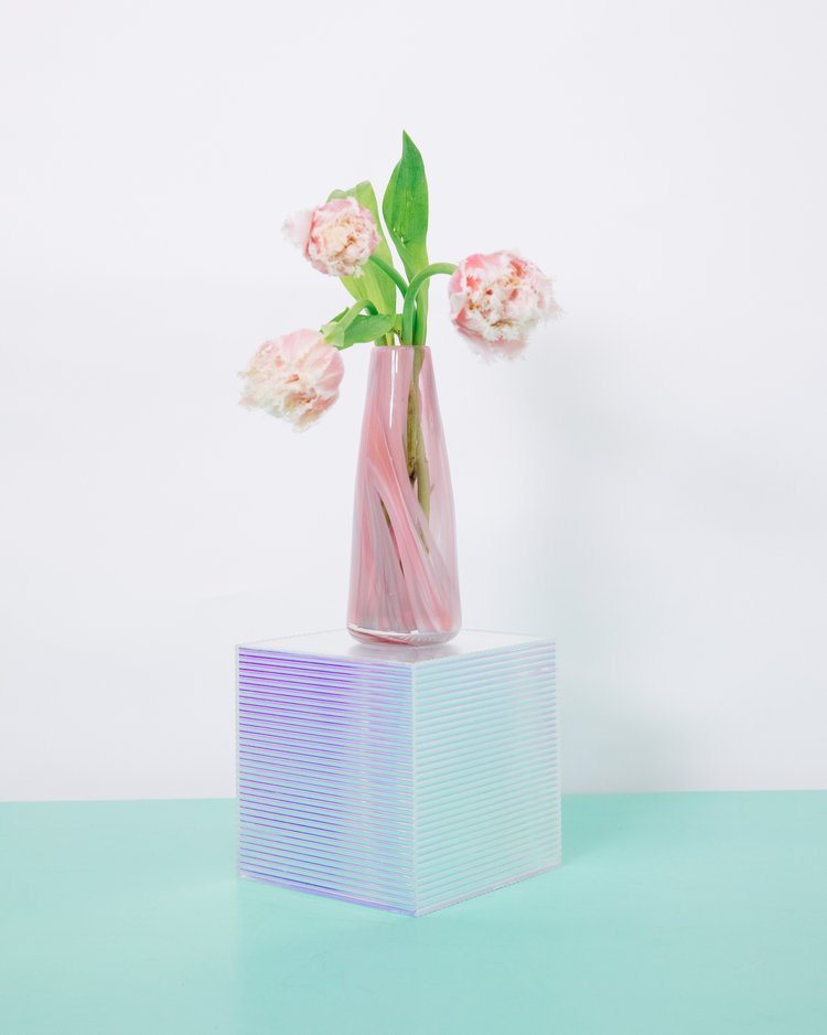 Melting Milkshake Tie-Dyed Pencil Vase