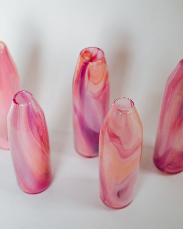 Melting Milkshake Tie-Dyed Pencil Vase