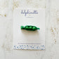 Sweet Pea Pod Green Hair Clip