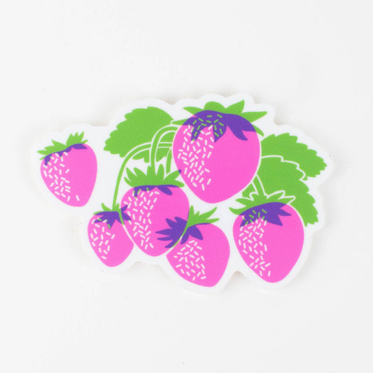 Sticker: Vibrant Strawberries