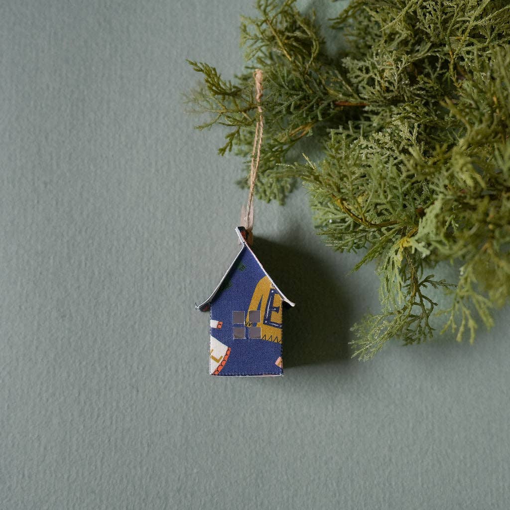 Holiday Fabric House Luminary: Stockings (black)