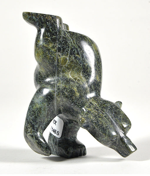 Two Way Diving Polar Bear - Mosesee Pootoogook