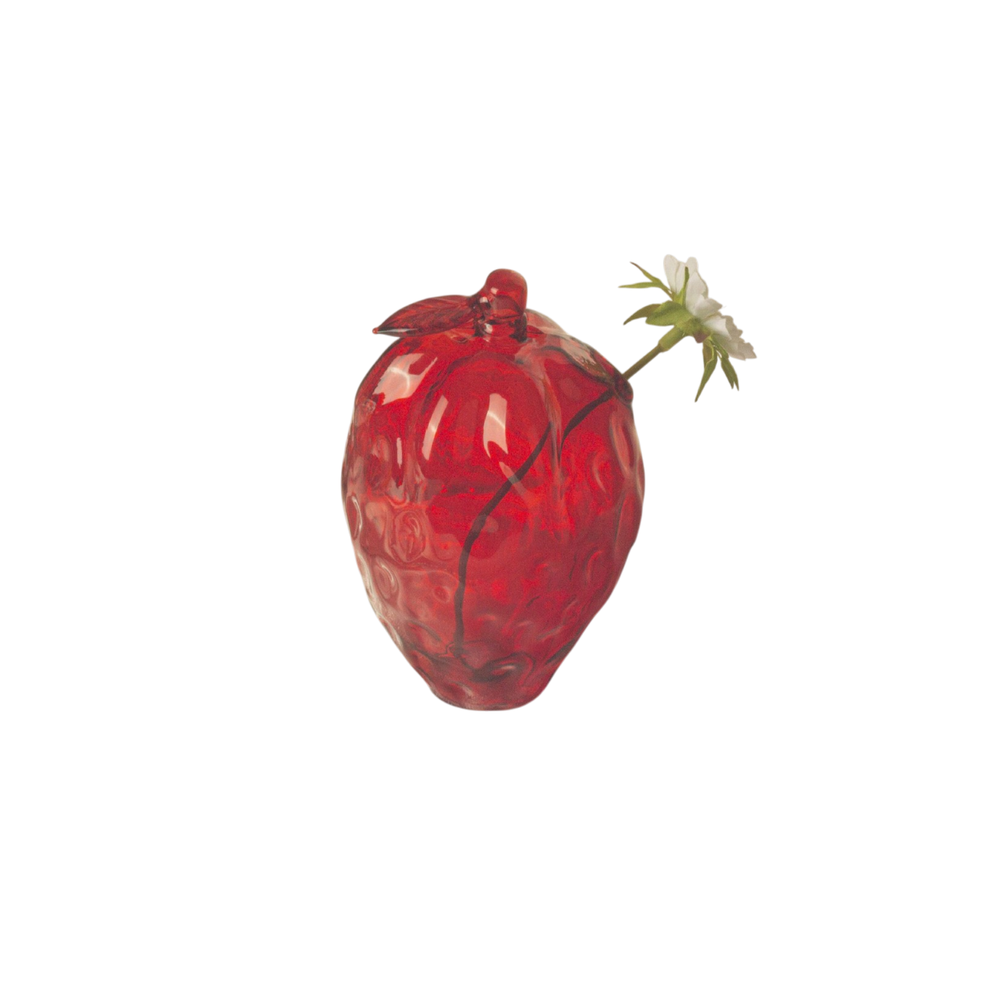 Creative Fruit Hydroponic Glass Vase - Artistic Home Décor: Pear 13.9*4.3cm