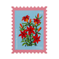 Western Red Lily Stamp Sticker – Saskatchewan Canada