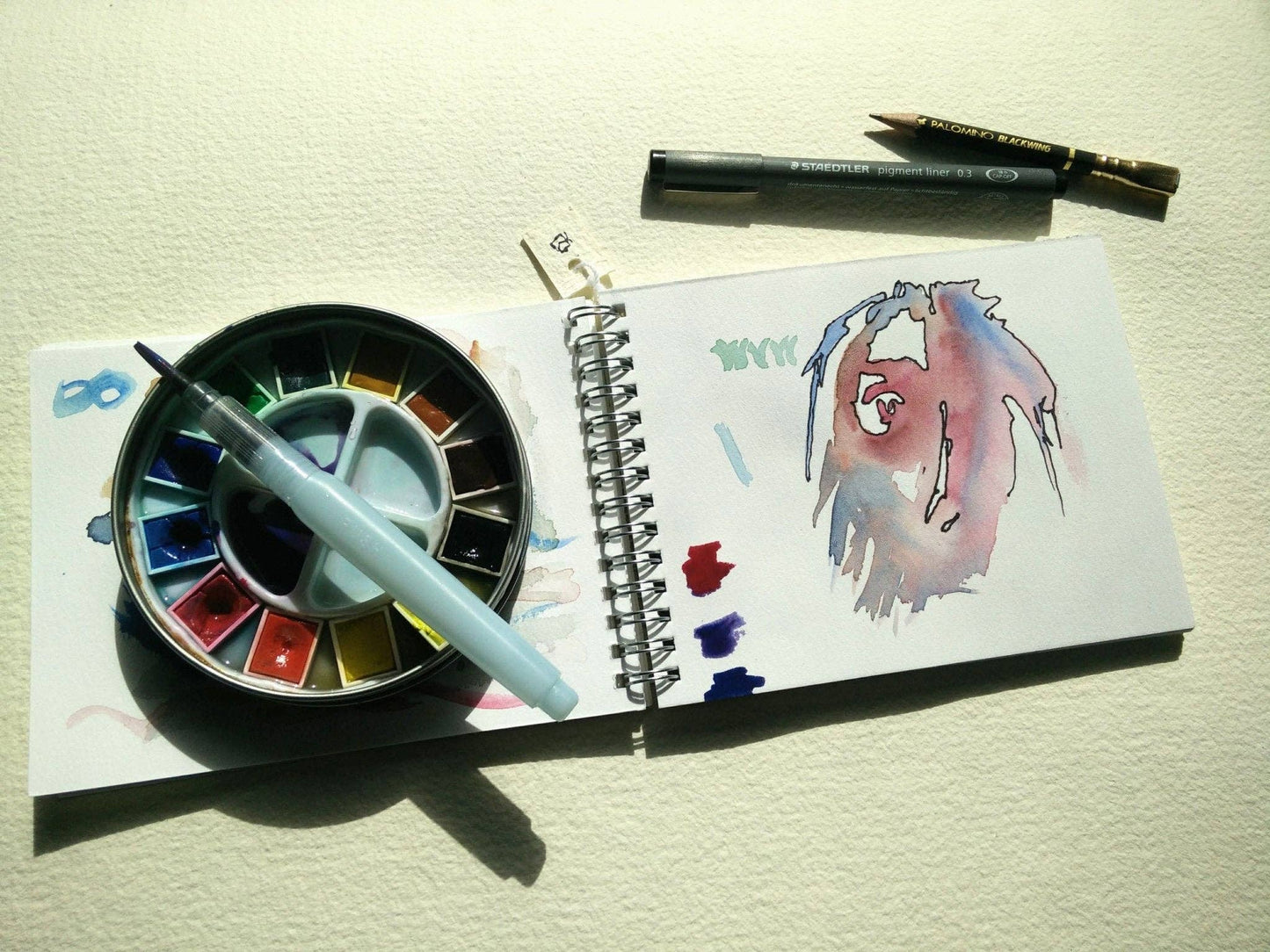 Large | Plantable Watercolour Sketchbooks: Sky Blue