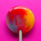 Mini Handcrafted Rainbow Lollipops: Mango Coconut