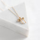Bow Necklace: Silver