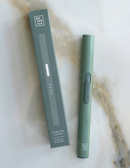 Flameless Rechargeable Lighter Canopy Green