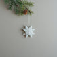 Folded Fabric Star: Grey