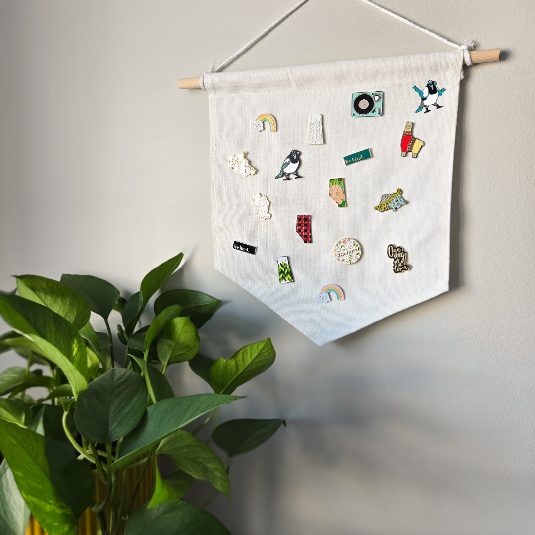 Saskatchewan Patchwork | Enamel Pin: Gold