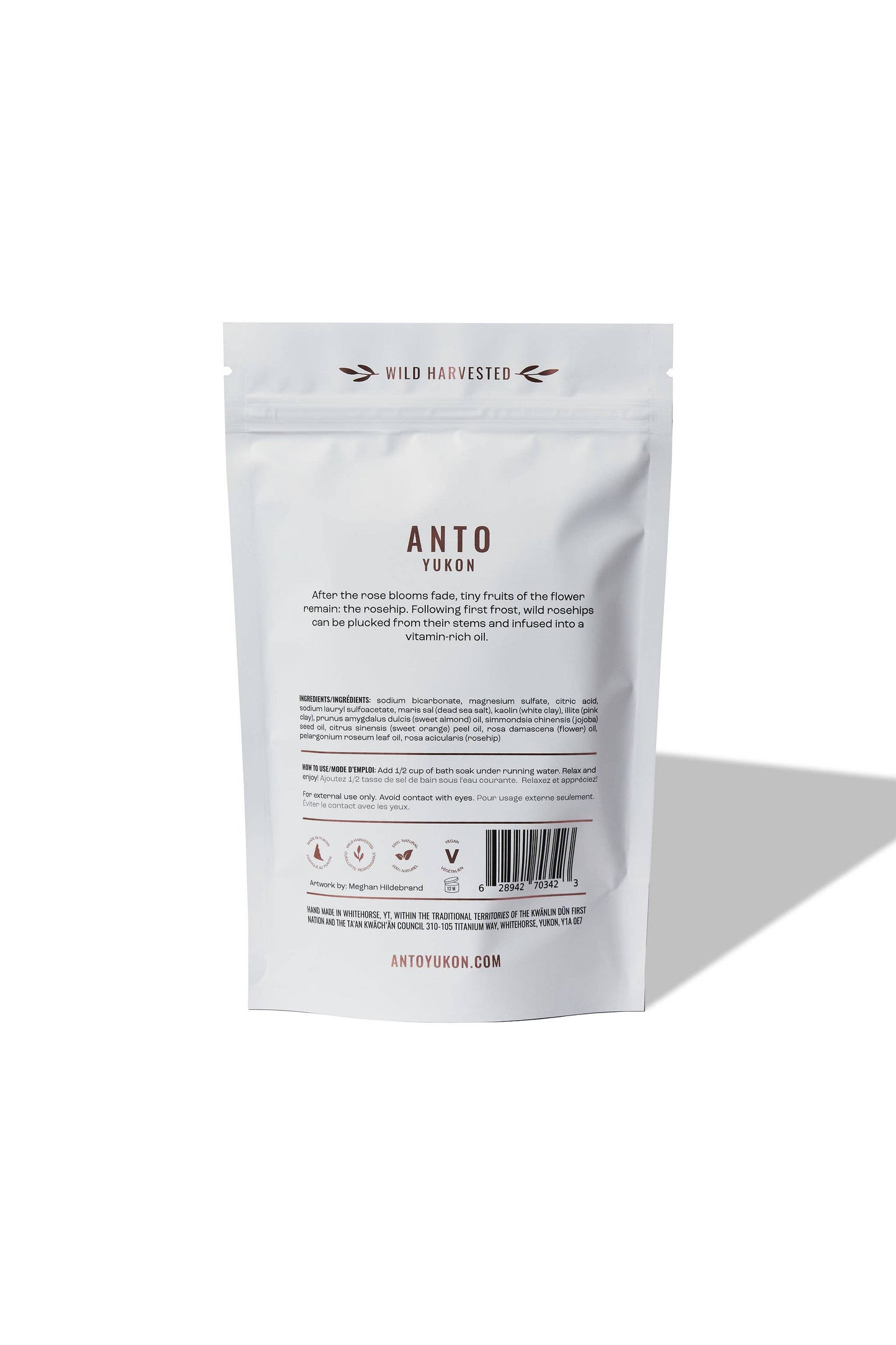 Foaming Rosehip Bath Soak: 500 g